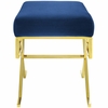 Twist Velvet Bench