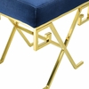 Twist Velvet Bench
