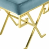 Twist Velvet Bench