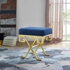 Twist Velvet Bench