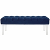 Valet Velvet Bench in Navy