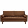 Valour Tufted Vegan Leather Sofa