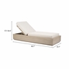Varadero Beach Chaise in Gray