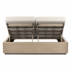 Varadero Beach Double Chaise in Gray