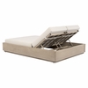 Varadero Beach Double Chaise in Gray