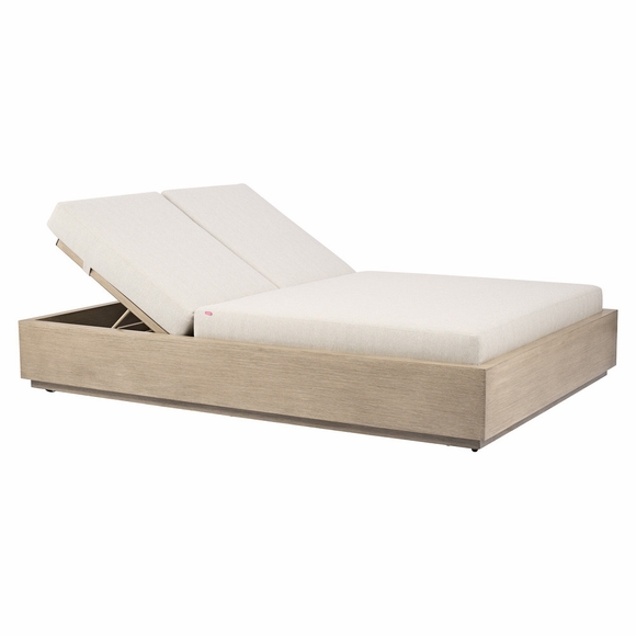 Varadero Beach Double Chaise in Gray