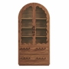 Vaughn 71" Arched Storage Display Cabinet