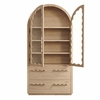 Vaughn 71" Arched Storage Display Cabinet
