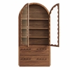 Vaughn 71" Arched Storage Display Cabinet