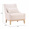Velun Accent Chair in Ivory