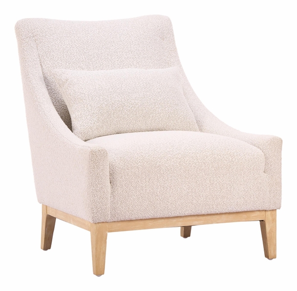 Velun Accent Chair in Ivory