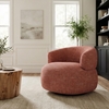 Venezia Swivel Chair in Brown