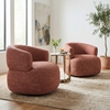 Venezia Swivel Chair in Brown