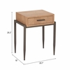 Verec Side Table in Natural