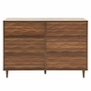 Vespera 6-Drawer Dresser in Walnut