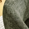 Vesta Chenille Fabric Upholstered Swivel Chair in Basil