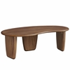Vetra Kidney-Shaped Free Coffee Table