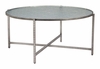 Vetro Coffee Table in Silver