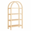 Vexley 60 Inch Arched Bookshelf