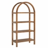 Vexley 60 Inch Arched Bookshelf