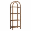 Vexley 72 Inch Tall Narrow Arched Bookshelf