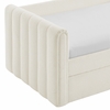 Veyla Channel Tufted Boucle Twin Daybed With Trundle in Cloud