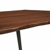 Viggo 60" Live Edge Acacia Wood Acacia Wood Dining Table in Black Walnut