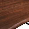 Viggo 74" Live Edge Acacia Wood Dining Table in Black Walnut