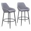 Vila Barstool Set of 2 in Gray