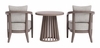 Viola Patio Seating Set in Brown
