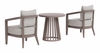 Viola Patio Seating Set in Brown