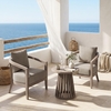 Viola Patio Seating Set in Brown