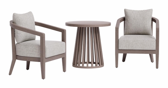 Viola Patio Seating Set in Brown