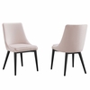 Viscount Accent Performance Velvet Dining Chairs Set of 2