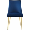Viscount Modway Accent Performance Velvet Dining Chair in Navy