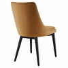 Viscount Performance Velvet Dining Chair in Cognac