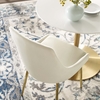 Viscount Performance Velvet Dining Chairs - Set of 2 in Gold Ivory