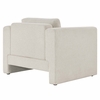 Visible Fabric Armchair in Ivory