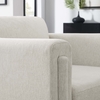 Visible Fabric Armchair in Ivory