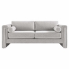 Visible Fabric Sofa in Light Gray