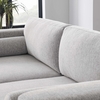 Visible Fabric Sofa in Light Gray