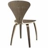 Vortex Dining Side Chair in Dark Walnut