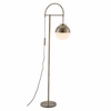Waterloo Floor Lamp in White & Bronze
