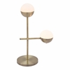 Waterloo Table Lamp in White & Bronze