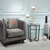 Waterloo Table Lamp in White & Bronze