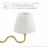 Wave Squiggle Arm Wall Sconce