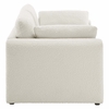 Waverly Boucle Fabric Sofa in Ivory
