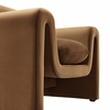 Waverly Performance Velvet Armchair in Brown