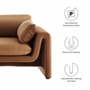 Waverly Performance Velvet Sofa in Brown