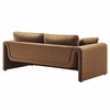 Waverly Performance Velvet Sofa in Brown